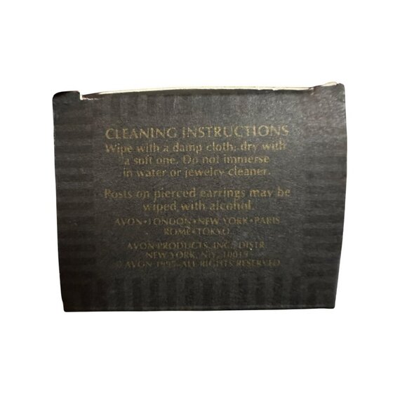 Avon Apple Brooch Gold Tone With Red Rhinestones Gift For Educators #1 Teacher - Picture 6 of 8